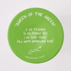 Queen Of The Green Hand Painted Wine Glass(Queen Of The Green Hand Painted Wine Glass) -Glassware Store 6016983 6