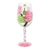Dink Then Drink Hand Painted Wine Glass(Dink Then Drink Hand Painted Wine Glass)