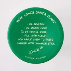 Here Comes Santa Claus Hand Painted Wine Glass(Here Comes Santa Claus Hand Painted Wine Glass) -Glassware Store 6017343 6