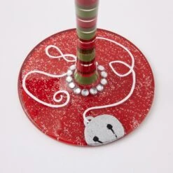 Best Christmas Ever Hand Painted Wine Glass(Best Christmas Ever Hand Painted Wine Glass) -Glassware Store 6017346 5