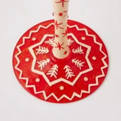 Stockings With Care Hand Painted Wine Glass(Stockings With Care Hand Painted Wine Glass) -Glassware Store 6017392 5