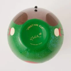 Christmas Elf Hand Painted Stemless Wine Glass(Christmas Elf Hand Painted Stemless Wine Glass) -Glassware Store 6017394 5