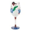 First Christmas Snow Hand Painted Wine Glass(First Christmas Snow Hand Painted Wine Glass)