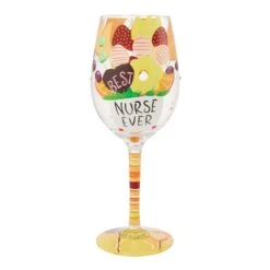 Best Nurse Ever Wine Glass(Best Nurse Ever Wine Glass)