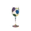 Lolita Aged To Perfection Birthday Artisan Painted Wine Glass(Wine Glass Aged To Perfection)