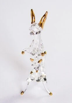 Clear And Gold Kangaroos -Glassware Store IMG 4753