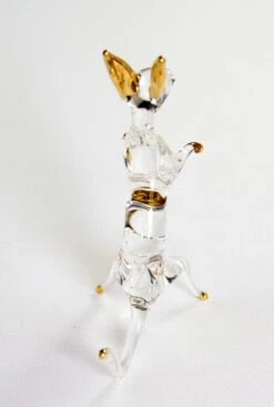 Clear And Gold Kangaroos -Glassware Store IMG 4756