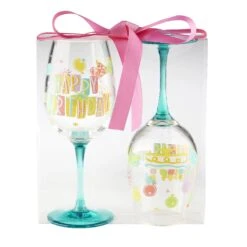 Happy Birthday Acrylic Stemmed(Happy Birthday Acrylic Stemmed)