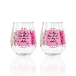 Bachelorette Acrylic Stemless(Bachelorette Acrylic Stemless) -Glassware Store MI50135 2
