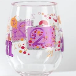 21st Birthday Acrylic Stemless(21st Birthday Acrylic Stemless) -Glassware Store MI50137 3