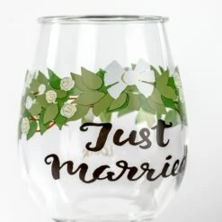 Just Married Acrylic Stemless(Just Married Acrylic Stemless) -Glassware Store MI50144 3