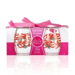 Mistletoe Acrylic Stemless Set(Mistletoe Acrylic Stemless Set)