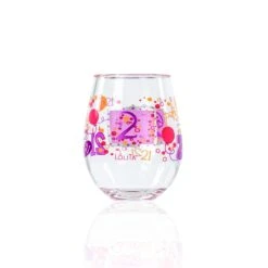 21st Birthday Acrylic Stemless(21st Birthday Acrylic Stemless) -Glassware Store Mi50137 2